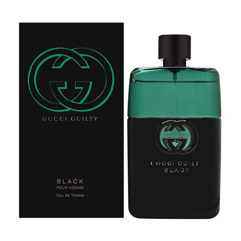 gucci black bottle cologne|Gucci guilty black price.